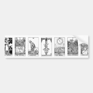 antikes Tarot Autoaufkleber