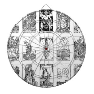 antikes Tarot Dartscheibe