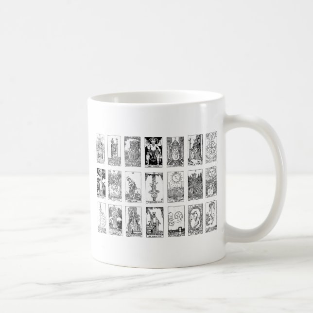 antikes Tarot Kaffeetasse (Rechts)
