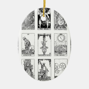 antikes Tarot Keramik Ornament