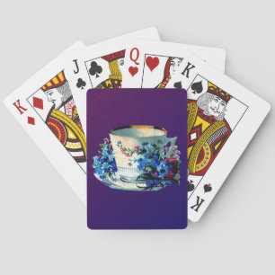 Antikes Teacup Spielkarten