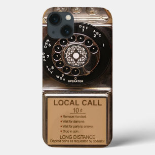 Antikes Telefon Wählscheibe Zahltelefon robust Case-Mate iPhone Hülle