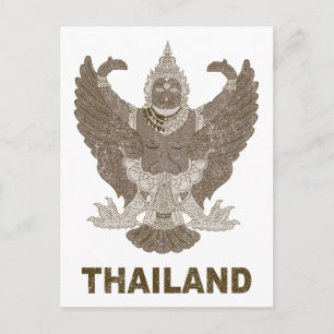 Antikes Thailand Postkarte