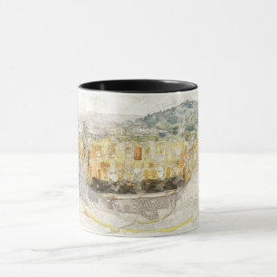 Antikes Theater Athen Griechenland Kaffeereise Tas Tasse