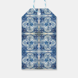 Antikes Tile in Delft Blau anpassbar Geschenkanhänger
