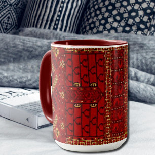 Antikes turkmenisches Design Tasse