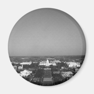 Antikes USA Washington Capitol Überblick Magnet