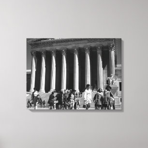 Antikes USA Washington Memorial Lincoln Leinwanddruck