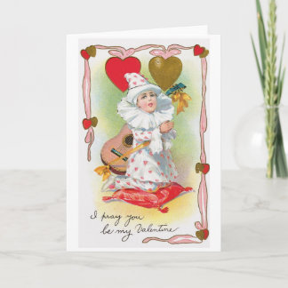 Antikes Valentine Feiertagskarte