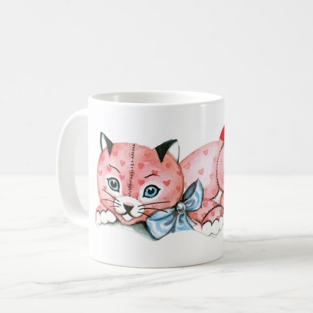 Antikes Valentine Kaffeetasse (Vorderseite Links)