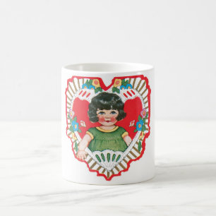 Antikes Valentine Kaffeetasse