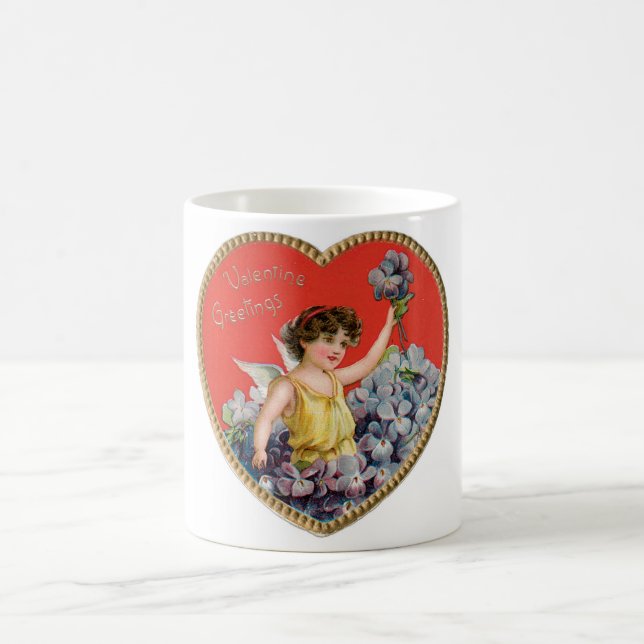 Antikes Valentine Kaffeetasse (Mittel)