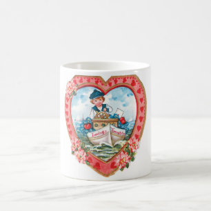 Antikes Valentine Kaffeetasse