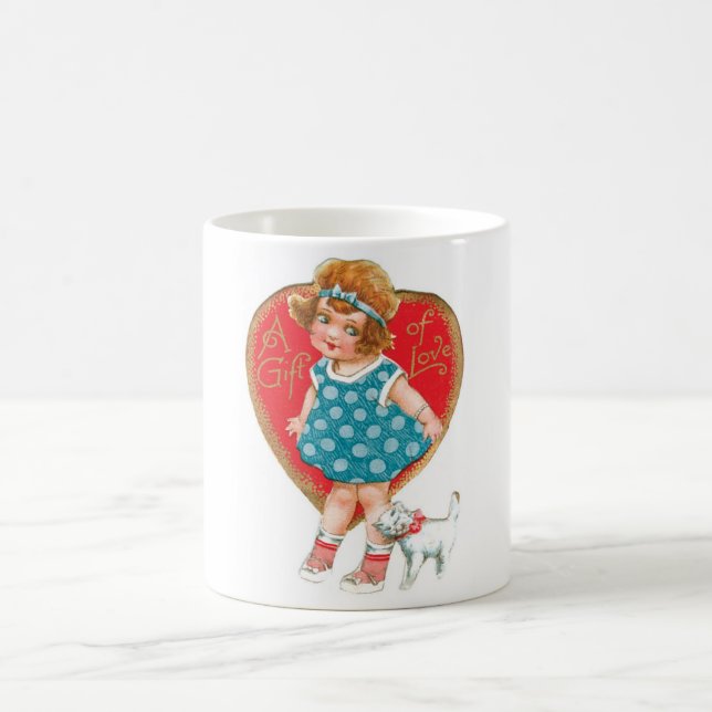 Antikes Valentine Kaffeetasse (Mittel)