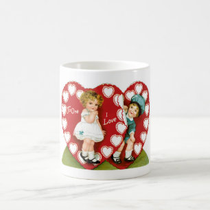 Antikes Valentine Kaffeetasse
