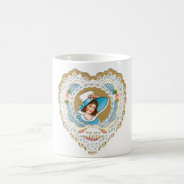 Antikes Valentine Kaffeetasse (Mittel)
