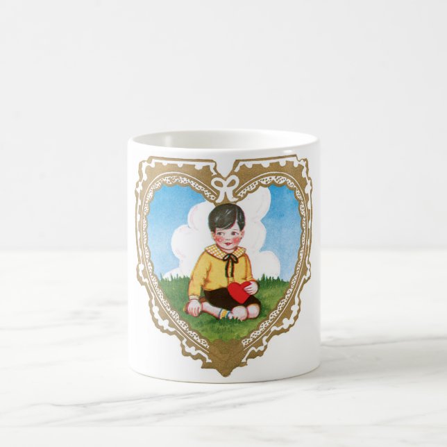 Antikes Valentine Kaffeetasse (Mittel)