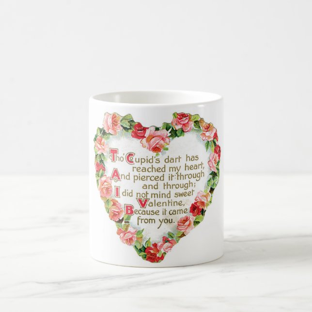 Antikes Valentine Kaffeetasse (Mittel)