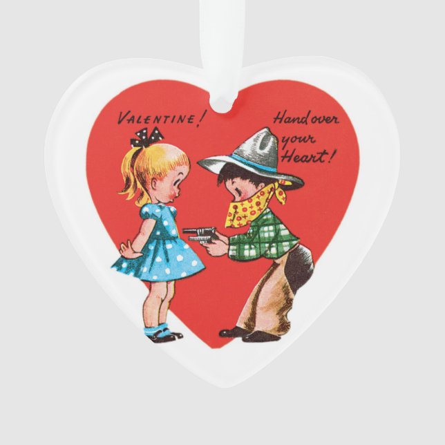 Antikes Valentine Ornament (Vorderseite)