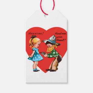 Antikes Valentins-Herzenpaar Geschenkanhänger