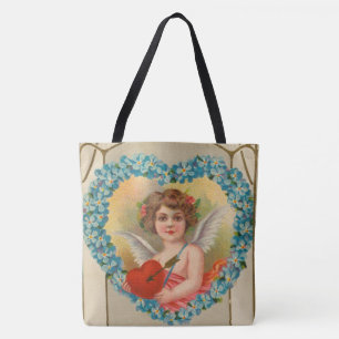 Antikes Valentinsgrußkarte, Stecher Litho Company, Tasche