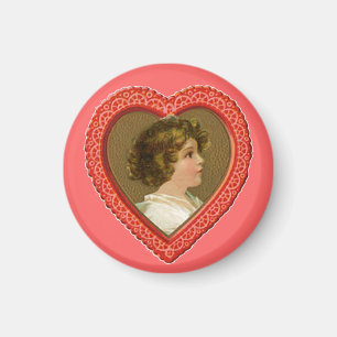 Antikes Valentinsherz Magnet