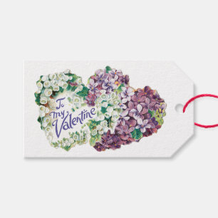 Antikes Valentinsstrauß-Herz Geschenkanhänger
