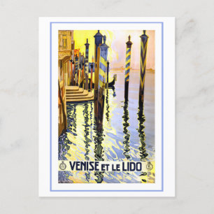 Antikes Venedig, Italien, Reiseplakat Postkarte
