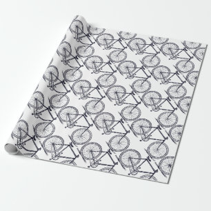 Antikes/viktorianisches Fahrrad Geschenkpapier