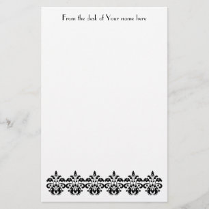 Antikes viktorianisches Vintages schwarzes Briefpapier