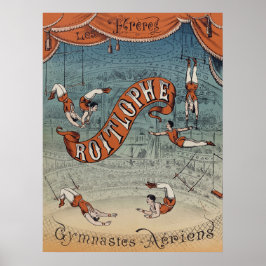 Antikes Viktorianisches Zirkusmilieu Poster