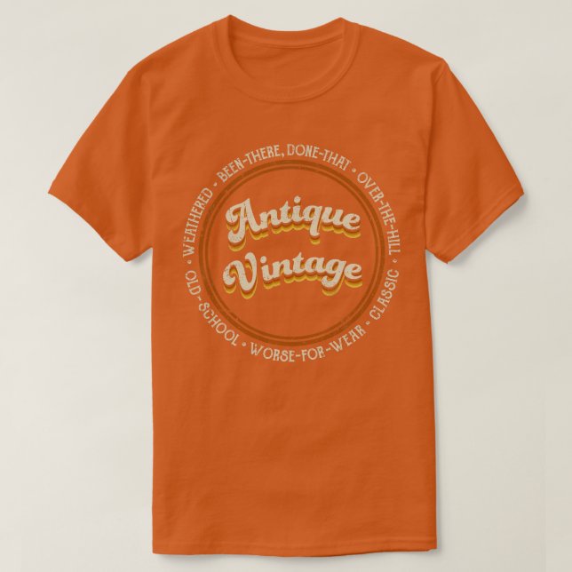 Antikes Vintag T-Shirt (Design vorne)