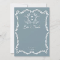 Antikes Wappen Blumenschrift Hochzeit