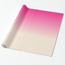 Antikes Weiß und Winter Sky Rosa Farbenspiel Geschenkpapier