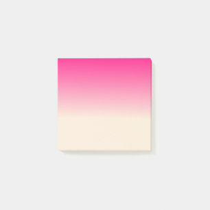 Antikes Weiß und Winterhimmel Rosa Farbgebung Post-it Klebezettel
