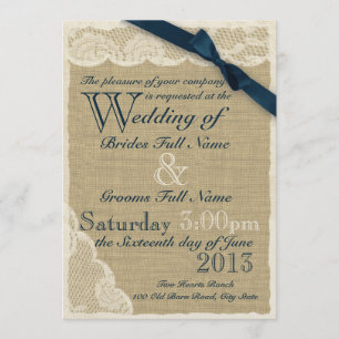 Antikes weißes Spitzenland Hochzeitsnacht Einladung