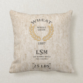 Antikes Weizensack-Design Kissen