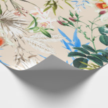 Antikes Wildblumenmuster