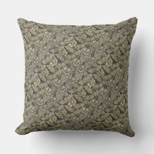 Antikes William Morris Anemone Wurfkissen Kissen