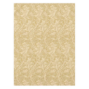 Antikes William Morris Arcadia Gold Nahtlos Tischdecke