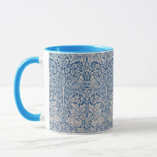 Antikes William Morris Wald Kaninchen Vogel Laubwe Tasse