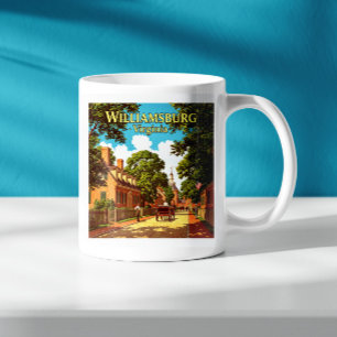 Antikes Williamsburg Virginia Kaffeetasse