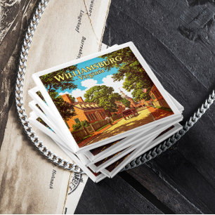 Antikes Williamsburg Virginia Magnet