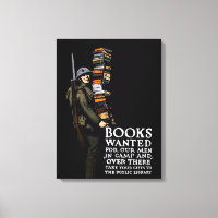 Antikes WWI-Plakat - Bücher gesucht