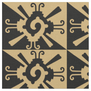 Antikes zentralamerikanisches Design-Muster Stoff