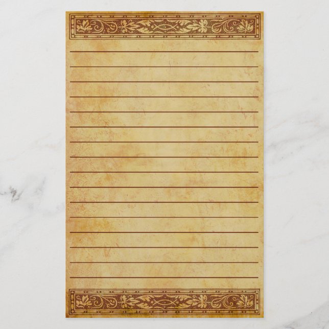 Antikgarten Briefpapier (Vorderseite)