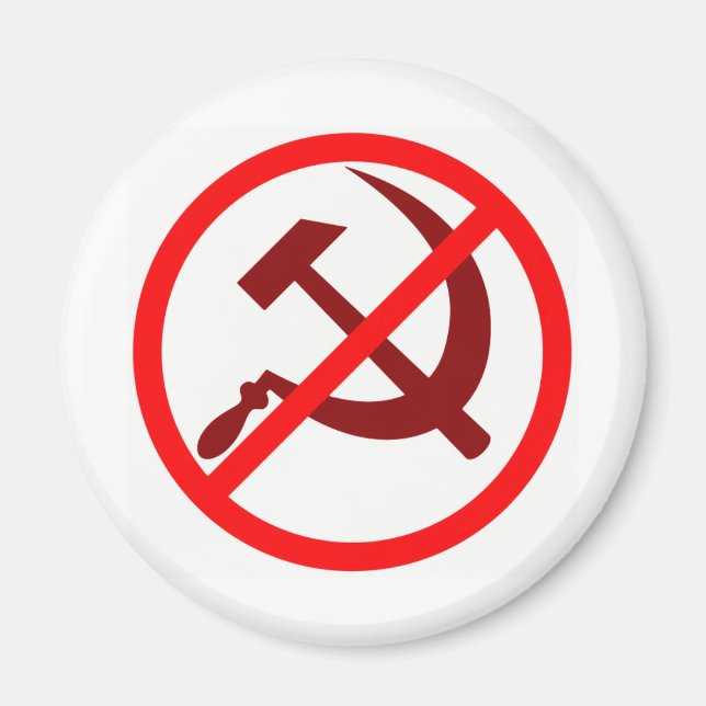 Antikommunist Magnet (Vorne)