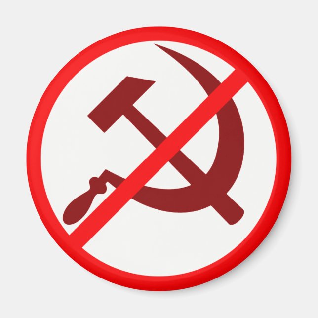 Antikommunist Magnet (Vorne)