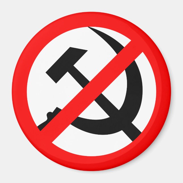 Antikommunist Magnet (Vorne)