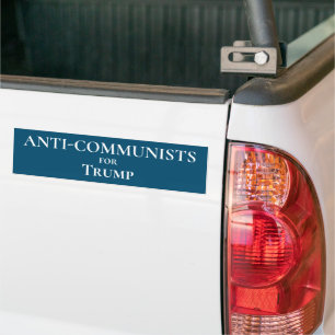 Antikommunisten für Trump Autoaufkleber
